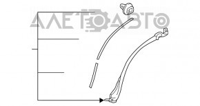 Decorație arc aripă dreapta spate Lexus NX200t NX300 NX300h 15-21 față nou original OEM