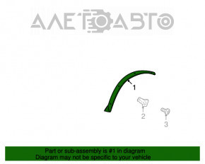 Capacul aripii, arc spate stânga pentru Lexus GS300 GS350 GS430 GS450h 06-11.