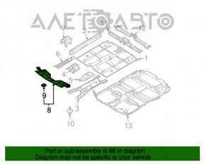 Protecția bumperului frontal pentru Nissan Murano z50 03-08