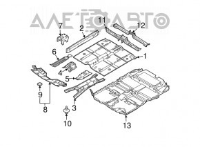 Protecția bumperului frontal pentru Nissan Murano z50 03-08