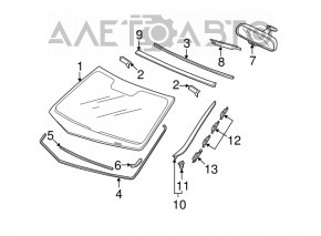 Oglindă interioară pentru Acura MDX 07-13