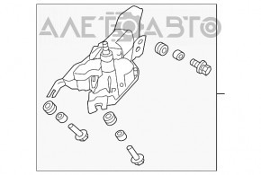 Matura trapezoidală cu motor spate Honda CRZ 11-16