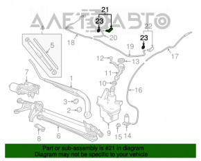 Injectoarele de spălare a parbrizului dreapta pentru Honda Accord 18-22