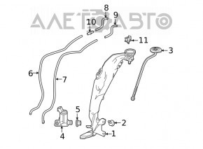 Rezervor spălator Honda Clarity 18-21 nou original OEM