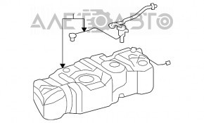 Rezervor de combustibil Toyota Sequoia 08-16