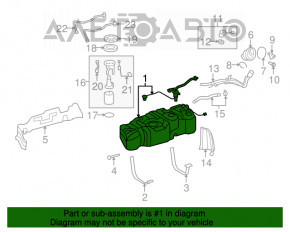 Rezervor de combustibil Toyota Sequoia 08-16