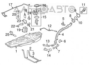 Rezervor de combustibil Lexus NX200t NX300 15-18 2.0T