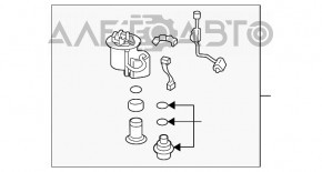 Топливный насос бензонасос Toyota Prius 30 10-15