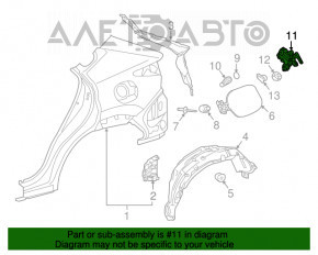 Замок лючка бензобака Lexus NX200t NX300 NX300h 15-21