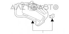 Capacul de bord pentru Honda Insight 19-22