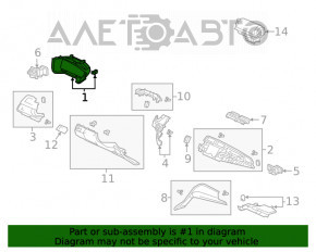 Capacul de bord pentru Honda Insight 19-22