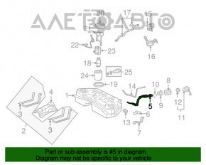 Gâtul de umplere a rezervorului de combustibil pentru Lexus GS450h 06-11