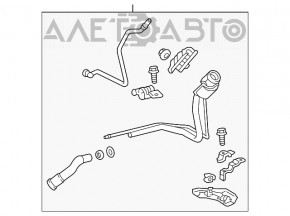 Заливная горловина топливного бака Lexus ES350 13-18