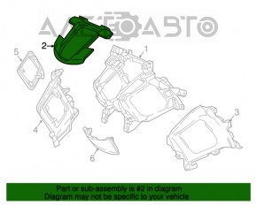 Capacul consolei centrale Honda CRV 17-22 tip 2, zgârietură