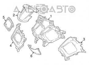 Capacul consolei centrale Honda CRV 17-22 tip 2, zgârietură