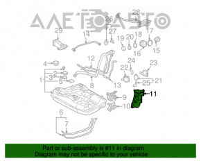 Protecția gâtului rezervorului Toyota Prius 2004-2009