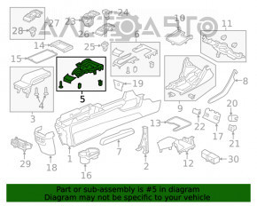 Накладка шифтера МКПП Honda Civic X FC 18-21 2.0