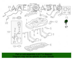 Capacul gurii de umplere a rezervorului de combustibil Toyota Avalon 19- nou original OEM