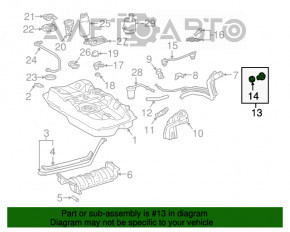 Крышка заливной горловины бензобака Toyota Highlander 08-13 hybrid новый OEM оригинал