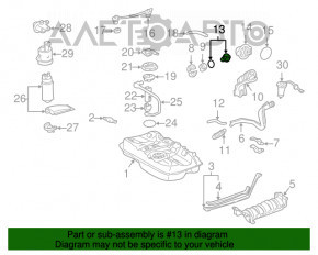 Крышка заливной горловины бензобака Lexus RX300 98-03