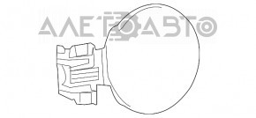 Capacul rezervorului de combustibil Lexus RX350 RX450h 10-15