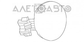 Capacul rezervorului de combustibil Lexus CT200h 11-17