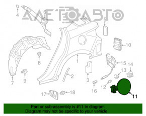 Capacul rezervorului de combustibil Lexus CT200h 11-17