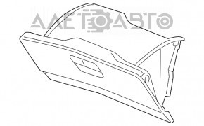 Перчаточный ящик, бардачок Honda CRV 12-16 черный