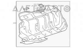 Protecția rezervorului de benzină pentru Lexus RX350 RX450h 10-15