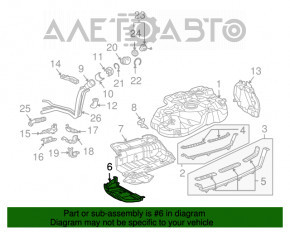 Передняя защита бака Lexus RX300 RX330 RX350 04-09