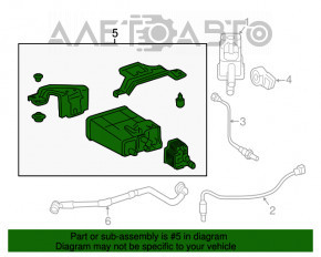 Canistra cu absorbant de cărbune pentru Toyota Camry v50 12-14 SUA California 2.5