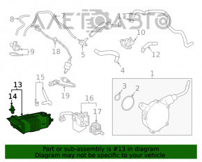 Canistra cu absorbant de cărbune Toyota Highlander 20- 2.4t, 3.5