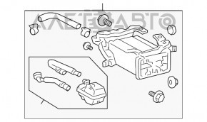 Canistra cu absorbant de cărbune Lexus GS450h 06-11