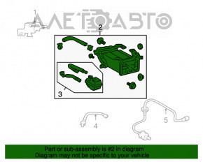 Canistra cu absorbant de cărbune Lexus GS450h 06-11