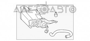 Canistra cu absorbant de cărbune Lexus Hs250h 10-12