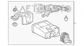 Canistra cu absorbant de cărbune pentru Toyota Camry v55 15-17 SUA