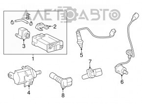 Canistra cu absorbant de cărbune Lexus IS250 14-20