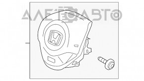 Airbagul de siguranță în volanul șoferului pentru Honda CRZ 11-16