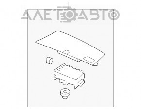 Airbag-ul de pasager din bordul Honda CRV 12-14 cu capac negru.