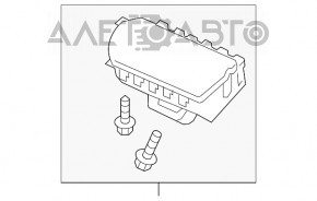 Подушка безопасности airbag пассажирская в торпеде Honda Clarity 18-21 usa