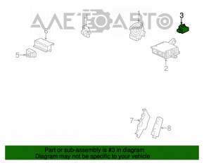Датчик подушки безопасности передний левый Honda CRV 12-16