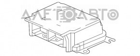 Modulul computerizat SRS airbag pentru airbag-urile de siguranță Honda Insight 19-22