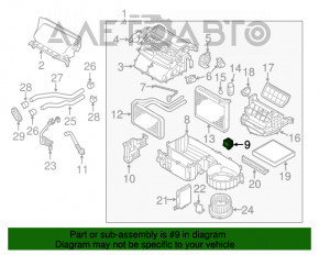 Tranzistorul încălzitorului Mitsubishi Outlander 14-21.