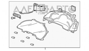 Щиток приборов Honda Clarity 18-21 usa 69к, царапины