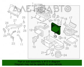 Evaporatorul Mitsubishi Outlander Sport ASX 10- cu senzor de temperatură