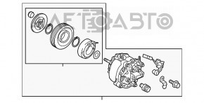 Compresorul de aer condiționat Mitsubishi Outlander 14-15 3.0