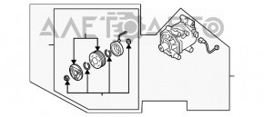 Компрессор кондиционера Mitsubishi Outlander Sport ASX 10-15