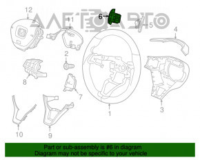 Подрулевой лепесток левый Honda Accord 18-22