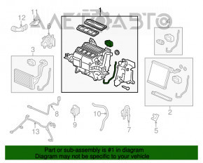 Arzător complet pentru Honda CRV 12-16