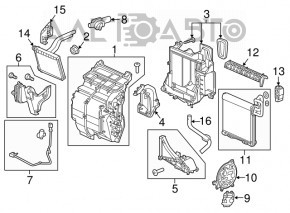 Radiatoarele complete Honda HR-V 16-22 cu control climatic